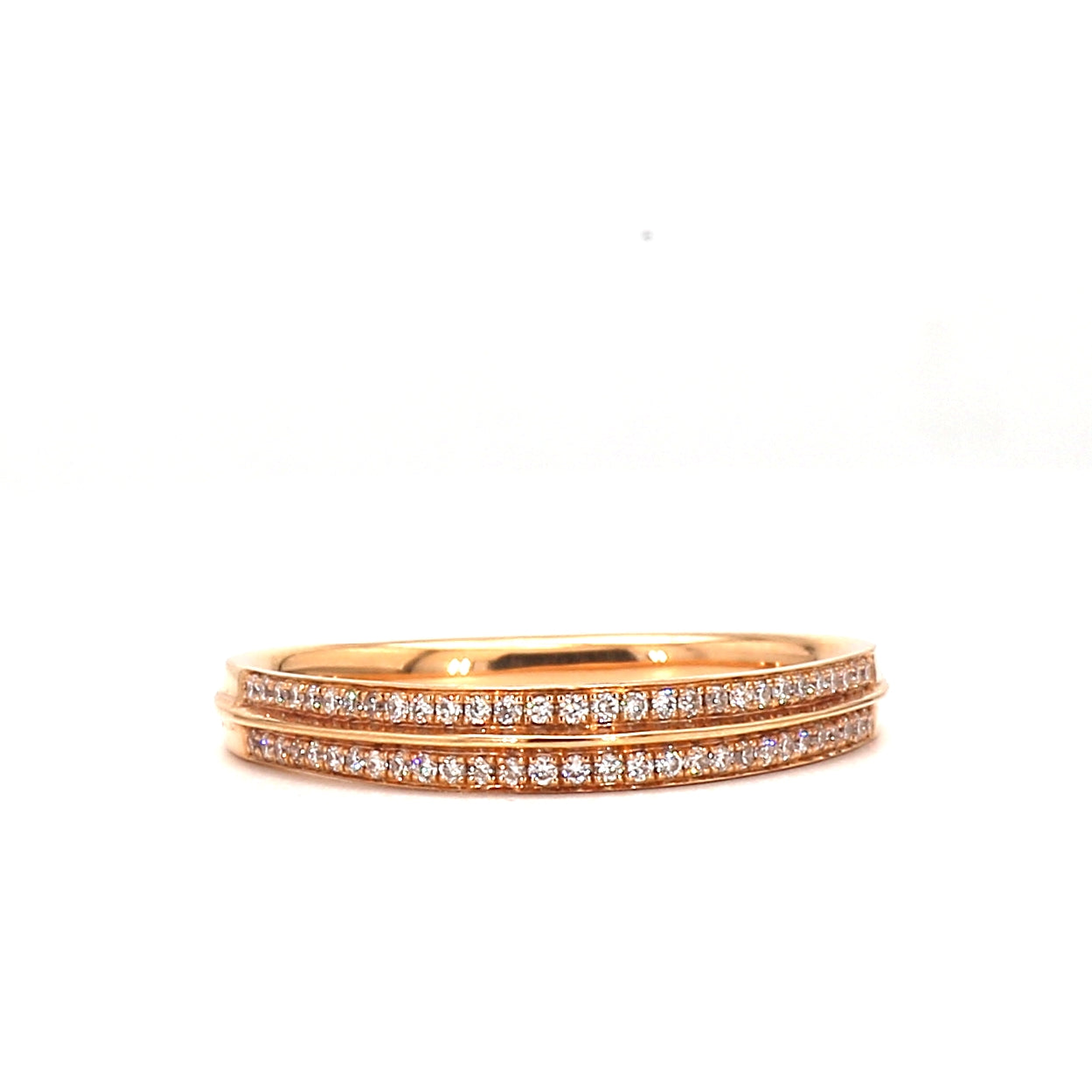 Rose Gold Diamond Whisper Ring