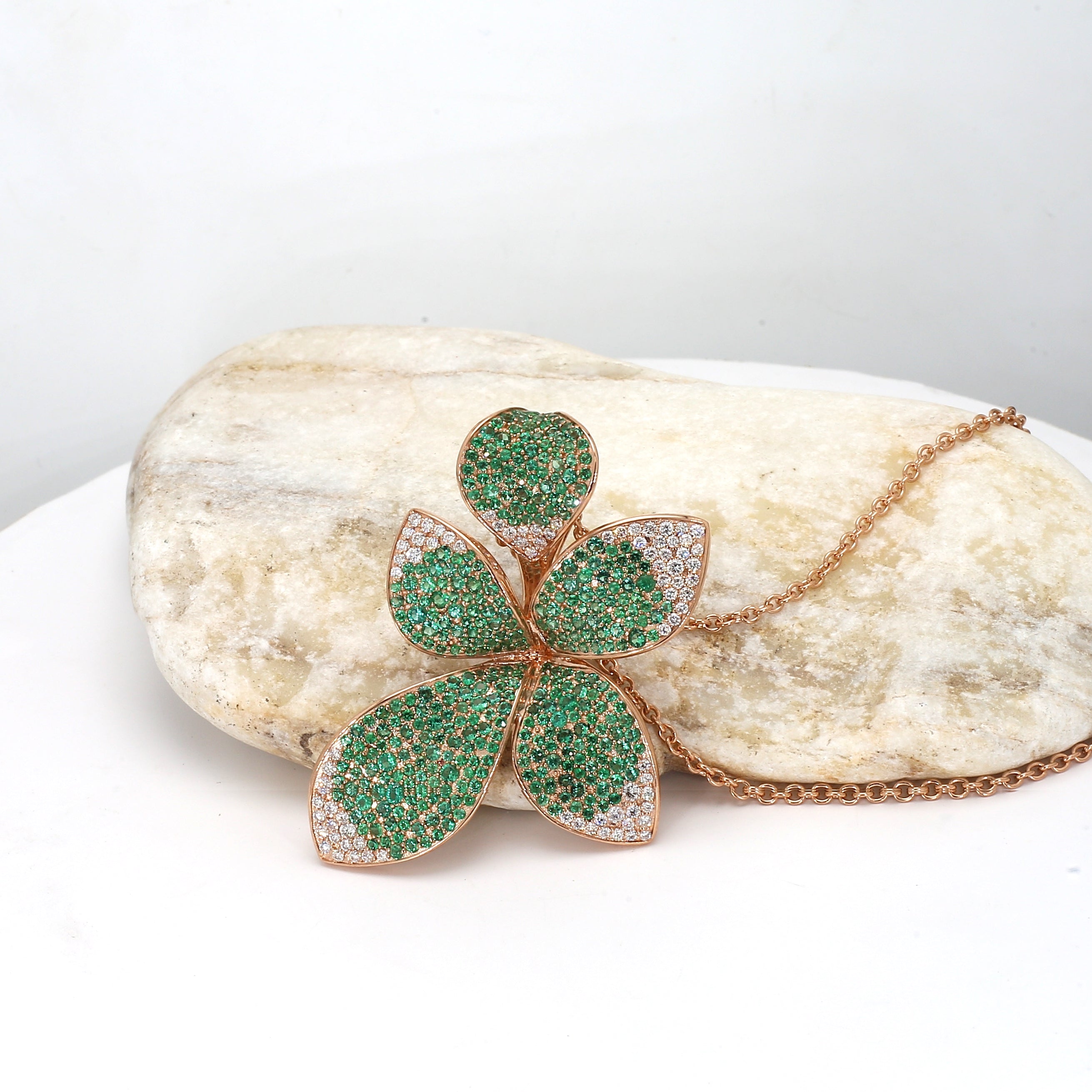 Magnificent Emerald and Diamond Pendant